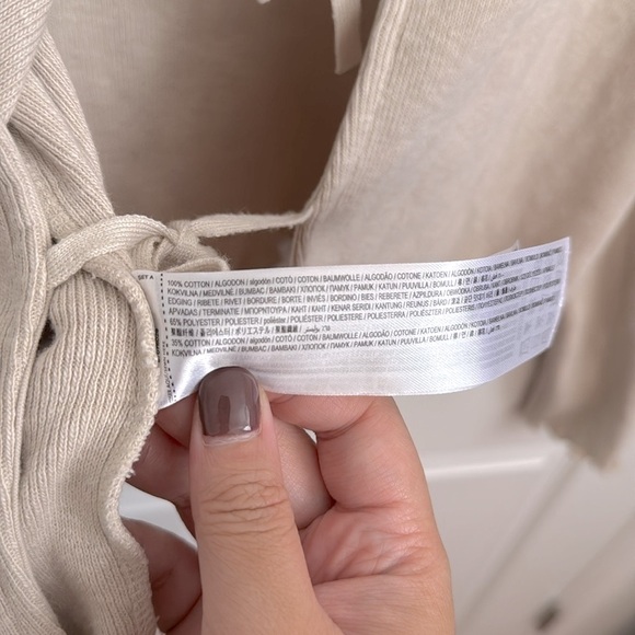 Mango tie ruffle sweater - Picture 5 of 5